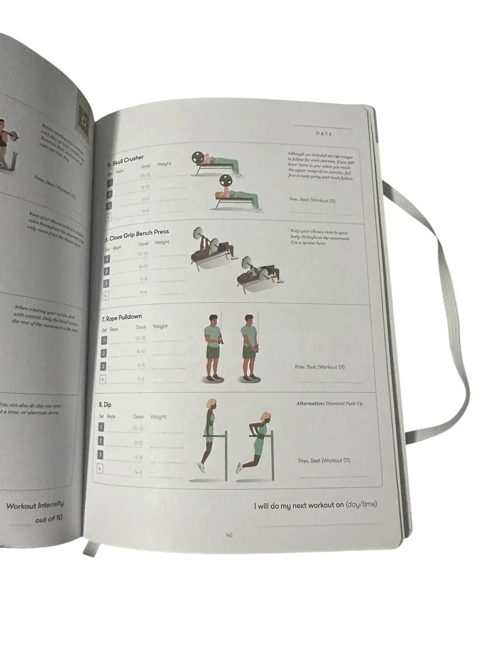 Habit Nest Weightlifting Transformation Journal